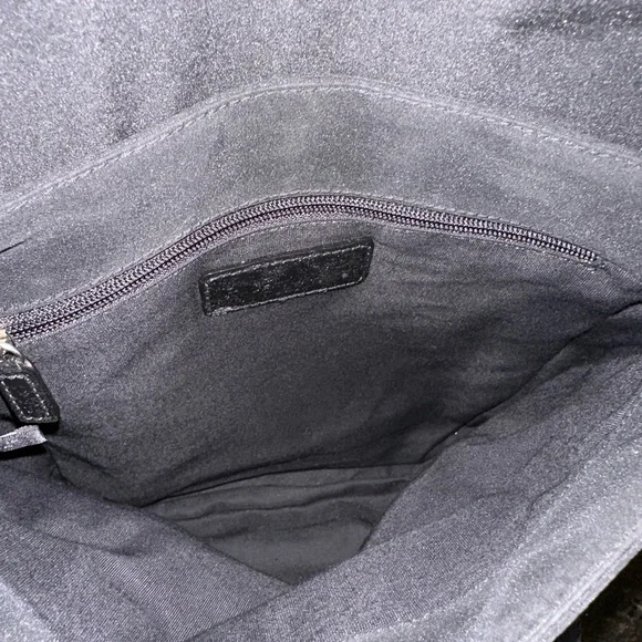 Vintage Black Tote Bag by Ralph Lauren - Picture 5 of 7